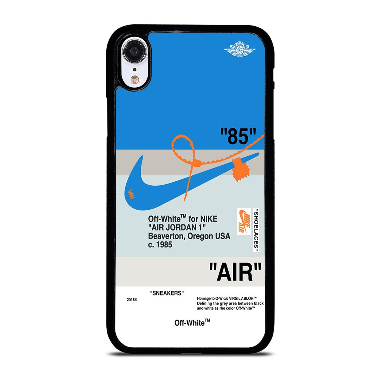 iPhoneアクセサリー OFF-WHITE XR iphone case OFF-WHITE NIKE AIR JORDAN MICHAEL iPhone XR Case Cover